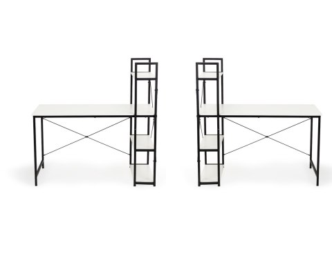 Biurko komputerowe biurowe stół + regał półki loft ModernHome Biurko komputerowe biurowe stół + regał półki loft ModernHome
