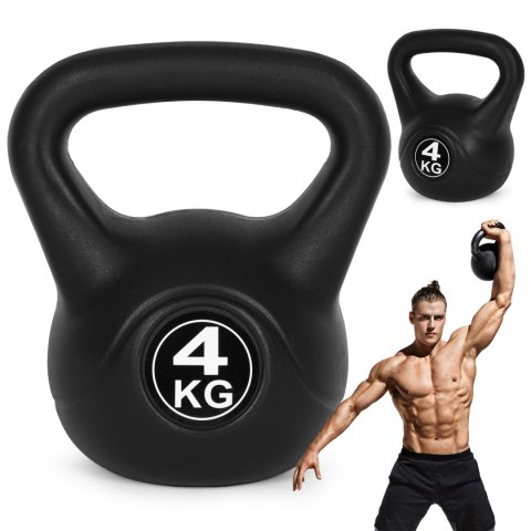 Kettlebell kettle 4 kg do ćwiczeń hantla kula odważnik obciążenie ciężar fitness ModernHome Kettlebell kettle 4 kg do ćwiczeń hantla kula odważnik obciążenie ciężar fitness ModernHome