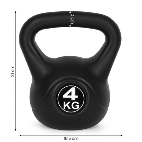 Kettlebell kettle 4 kg do ćwiczeń hantla kula odważnik obciążenie ciężar fitness ModernHome Kettlebell kettle 4 kg do ćwiczeń hantla kula odważnik obciążenie ciężar fitness ModernHome
