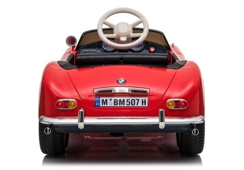Auto na Akumulator BMW Retro Czerwone Lakierowane Auto na Akumulator BMW Retro Czerwone Lakierowane