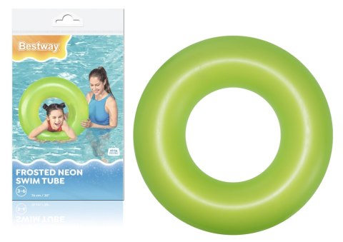 Dmuchane Koło Do Pływania Zielone 76 cm Bestway 36024 Dmuchane Koło Do Pływania Zielone 76 cm Bestway 36024