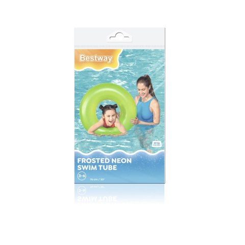 Dmuchane Koło Do Pływania Zielone 76 cm Bestway 36024 Dmuchane Koło Do Pływania Zielone 76 cm Bestway 36024