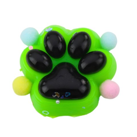 Gniotek Kocia Łapka Antystresowa Sensoryczna Squishy Czarno-Zielona