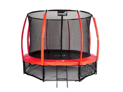 Trampolina Ogrodowa Jumpi 312cm/10FT Maxy Comfort Plus Czerwona Z Wewnętrzną Siatką Trampolina Ogrodowa Jumpi 312cm/10FT Maxy Comfort Plus Czerwona Z Wewnętrzną Siatką