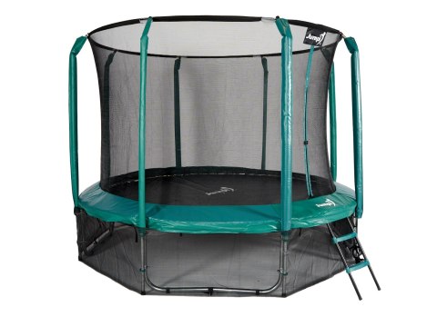 Trampolina Ogrodowa Jumpi 374cm/12FT Maxy Comfort Zielona Z Wewnętrzną Siatką Trampolina Ogrodowa Jumpi 374cm/12FT Maxy Comfort Zielona Z Wewnętrzną Siatką