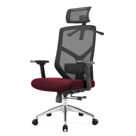 Fotel biurowy ergonomiczny Rosa bordowy ANGEL Fotel biurowy ergonomiczny Rosa bordowy ANGEL
