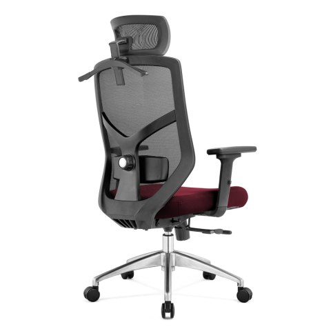 Fotel biurowy ergonomiczny Rosa bordowy ANGEL Fotel biurowy ergonomiczny Rosa bordowy ANGEL