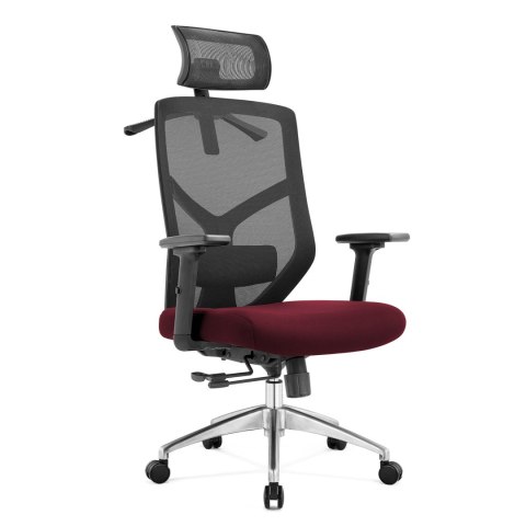 Fotel biurowy ergonomiczny Rosa bordowy ANGEL Fotel biurowy ergonomiczny Rosa bordowy ANGEL