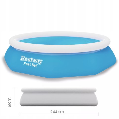 Basen rozporowy ogrodowy 244x61cm Bestway 57448 Basen rozporowy ogrodowy 244x61cm Bestway 57448
