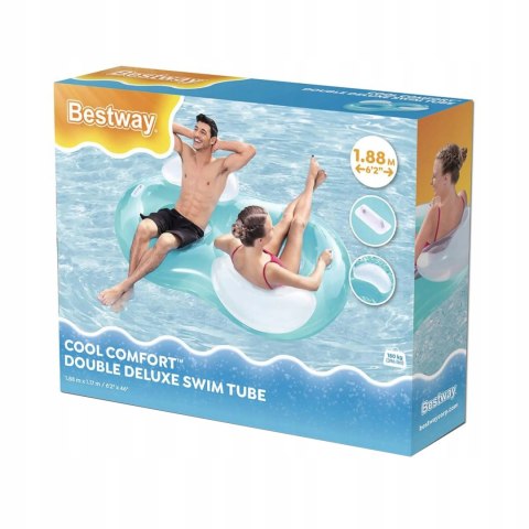 Bestway Podwójny fotel materac 188x117 43009 Bestway Podwójny fotel materac 188x117 43009
