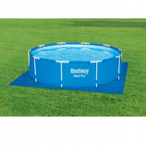 Mata plandeka pod basen stelażowy rozporowy podkład 335x335cm Bestway 58001 Mata plandeka pod basen stelażowy rozporowy podkład 335x335cm Bestway 58001
