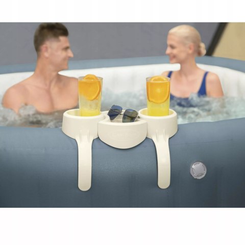 Uchwyt na napoje tacka 2 przegrody spa jacuzzi Lay-Z-Spa Bestway 60306 Uchwyt na napoje tacka 2 przegrody spa jacuzzi Lay-Z-Spa Bestway 60306