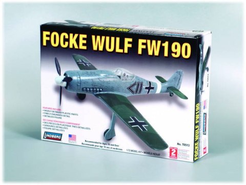 Model Plastikowy Do Sklejania Lindberg (USA) Samolot FW-190 Focke Wulf Model Plastikowy Do Sklejania Lindberg (USA) Samolot FW-190 Focke Wulf