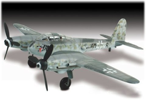 Model Plastikowy Do Sklejania Lindberg (USA) Samolot Messerschmitt ME-410 Model Plastikowy Do Sklejania Lindberg (USA) Samolot Messerschmitt ME-410