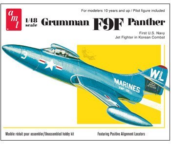 Model plastikowy AMT - Odrzutowiec Grumman F9F Panther Jet Model plastikowy AMT - Odrzutowiec Grumman F9F Panther Jet