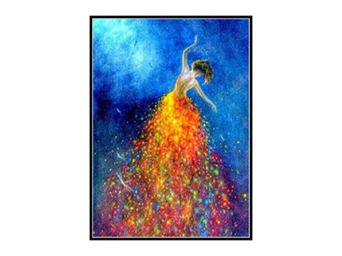 Haft Diamentowy, Obraz, Mozaika Diamentowa Diamond Painting, KOLOROWA SUKIENKA 30x40cm Haft Diamentowy, Obraz, Mozaika Diamentowa Diamond Painting, KOLOROWA SUKIENKA 30x40cm