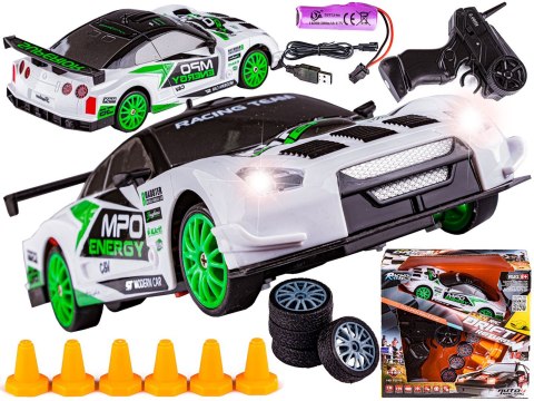 Samochód Do Driftu, Auto RC Drift 1:24 2,4 GHz 4WD BIAŁY Samochód Do Driftu, Auto RC Drift 1:24 2,4 GHz 4WD BIAŁY