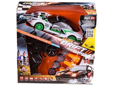 Samochód Do Driftu, Auto RC Drift 1:24 2,4 GHz 4WD BIAŁY Samochód Do Driftu, Auto RC Drift 1:24 2,4 GHz 4WD BIAŁY