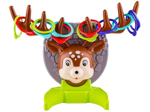 Gra Zręcznościowa Rzucanie Obręczy Ringo, Jelonek + Obręcze, Deer Ring Game Gra Zręcznościowa Rzucanie Obręczy Ringo, Jelonek + Obręcze, Deer Ring Game