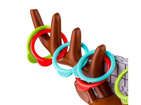 Gra Zręcznościowa Rzucanie Obręczy Ringo, Jelonek + Obręcze, Deer Ring Game Gra Zręcznościowa Rzucanie Obręczy Ringo, Jelonek + Obręcze, Deer Ring Game