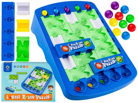 Edukacyjna, Logiczna Gra, Układanka, Puzzle, Tor Dla Kulek Edukacyjna, Logiczna Gra, Układanka, Puzzle, Tor Dla Kulek