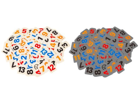 Gra Logiczna RUMMY, Edukacyjna Układanka Liczbowa Gra Logiczna RUMMY, Edukacyjna Układanka Liczbowa