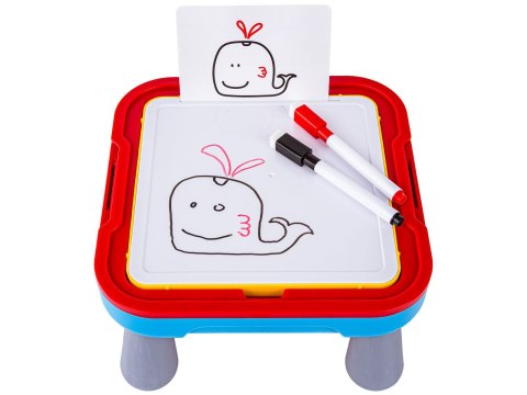 Edukacyjna Tablica Magnetyczna, Zmazywalna 2w1 + Długopis Edukacyjna Tablica Magnetyczna, Zmazywalna 2w1 + Długopis