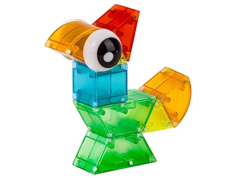 Klocki Magnetyczne, Konstrukcyjne, Świecące Elementy, Figury 3D 64 El. Klocki Magnetyczne, Konstrukcyjne, Świecące Elementy, Figury 3D 64 El.