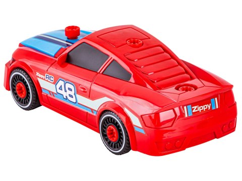 Sportowy Samochód do rozkręcania i skręcania 2w1 TUNING + Wkrętarka