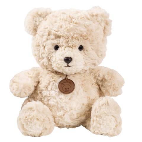 Pluszowa Maskotka Przytulanka Miś z Medalionem Beżowy 25cm Pluszowa Maskotka Przytulanka Miś z Medalionem Beżowy 25cm