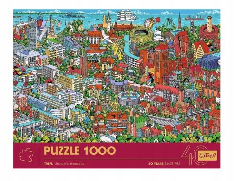 Jubileuszowe puzzle Trefla 1000 elementów trójmiasto Trefl 10924 Jubileuszowe puzzle Trefla 1000 elementów trójmiasto Trefl 10924