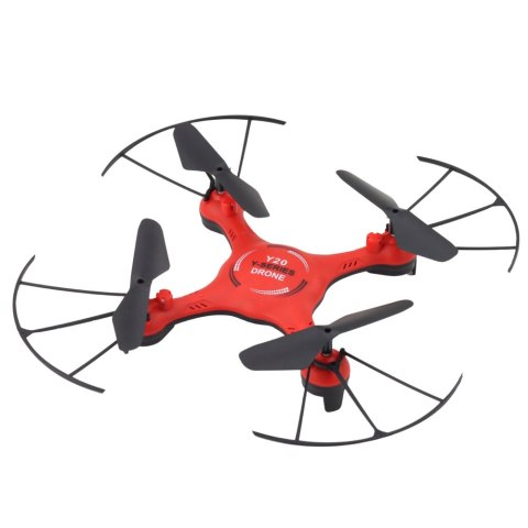 Dron Y20 UFO Zdalnie Sterowany Światła Obrót 360° Czerwony Dron Y20 UFO Zdalnie Sterowany Światła Obrót 360° Czerwony