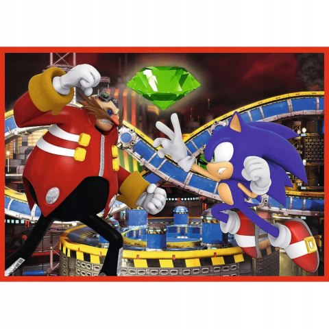 Puzzle 4w1 Sonic Przygody Sonica 4+ Trefl 34625 Puzzle 4w1 Sonic Przygody Sonica 4+ Trefl 34625