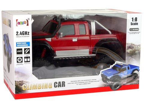 Auto Off- Road R/C 2.4G Climbing Car 1:8 Czerwony 4x4 Auto Off- Road R/C 2.4G Climbing Car 1:8 Czerwony 4x4
