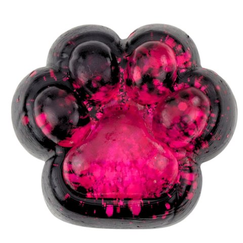 Gniotek Kocia Łapka Antystresowa Sensoryczna Squishy Czarna Różowy Brokat Gniotek Kocia Łapka Antystresowa Sensoryczna Squishy Czarna Różowy Brokat