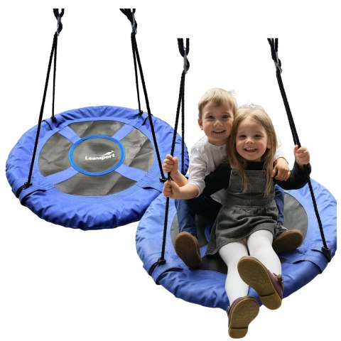 Huśtawka Ogrodowa Bocianie Gniazdo Dla Dzieci Niebieska 80cm Huśtawka Ogrodowa Bocianie Gniazdo Dla Dzieci Niebieska 80cm