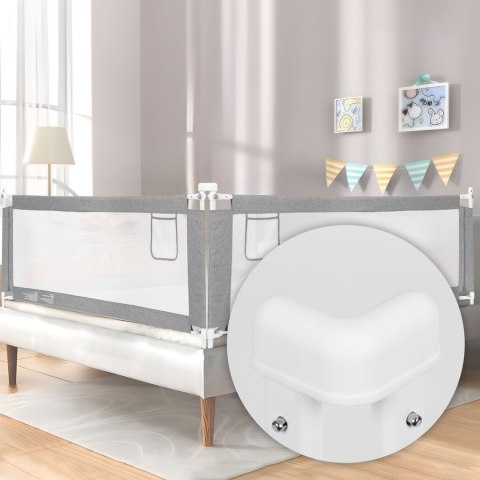 Barierka ochronna na łóżko 180 cm osłona zabezpieczenie dla dzieci ECOTOYS Barierka ochronna na łóżko 180 cm osłona zabezpieczenie dla dzieci ECOTOYS