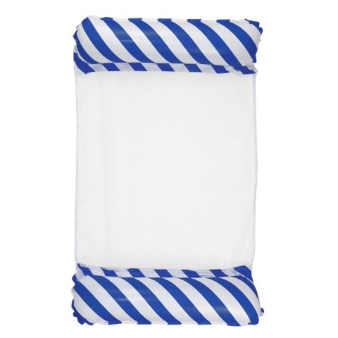 Dmuchany Hamak Wodny Materac Leżak Biało-Granatowy 120x70cm Dmuchany Hamak Wodny Materac Leżak Biało-Granatowy 120x70cm