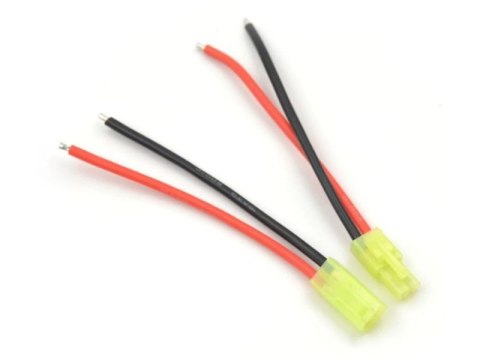 Gniazdo Typu Mini Tamiya z przewodem - Żeński 100mm - (female) 16 AWG Gniazdo Typu Mini Tamiya z przewodem - Żeński 100mm - (female) 16 AWG