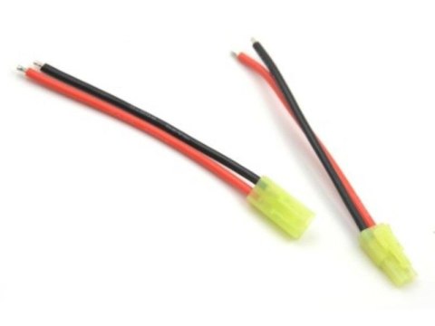 Gniazdo Typu Mini Tamiya z przewodem - Żeński 100mm - (female) 16 AWG Gniazdo Typu Mini Tamiya z przewodem - Żeński 100mm - (female) 16 AWG