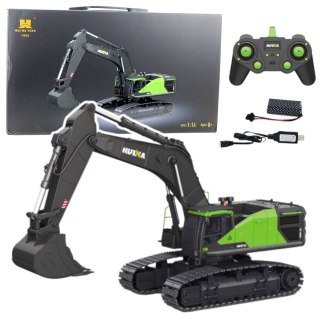 Koparka R/C Gąsienicowa Zielona 1:14