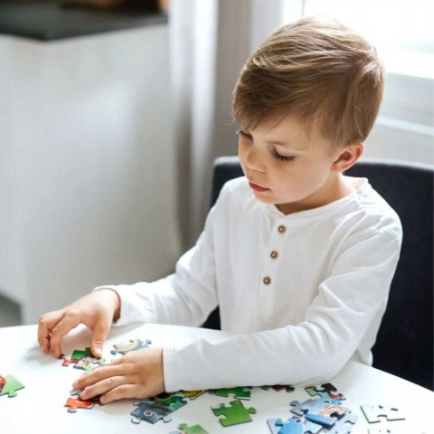 Puzzle Szczęśliwa świnka, Świnka Peppa 60 elementów Trefl 17414