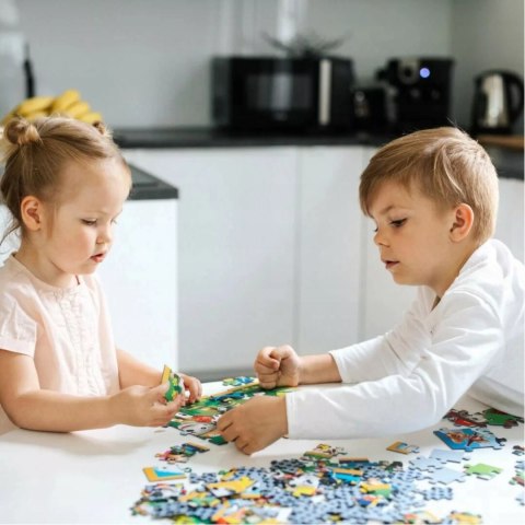 Puzzle Szczęśliwa świnka, Świnka Peppa 60 elementów Trefl 17414