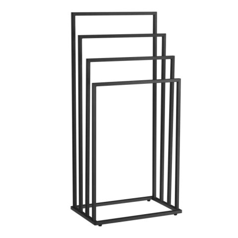 Stojak na ręczniki 4 szczeble - czarny Stojak na ręczniki 4 szczeble - czarny