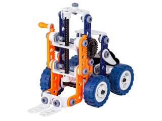 Klocki Konstrukcyjne 152 El. Pojazdy Budowlane, Wiatrak, Auto, Samolot, Dźwig Do Rozkręcania I Skręcania 12w1 Przecena 1