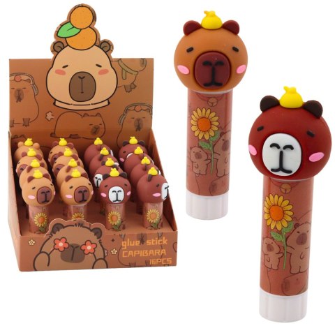 Klej W Sztyfcie Szkolny Biurowy Kapibara Brązowy Klej W Sztyfcie Szkolny Biurowy Kapibara Brązowy