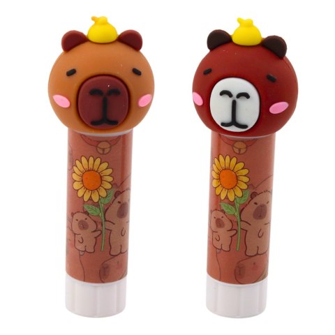 Klej W Sztyfcie Szkolny Biurowy Kapibara Brązowy Klej W Sztyfcie Szkolny Biurowy Kapibara Brązowy