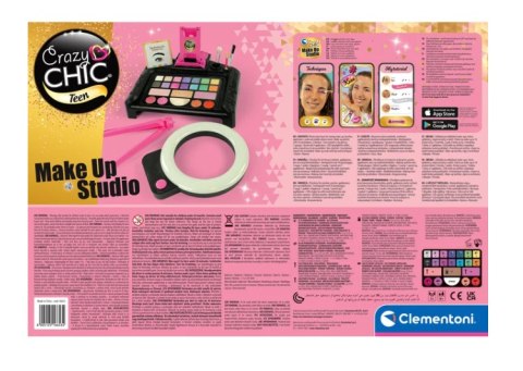 Crazy Chic Zestaw do Makijażu Studio Make Up Uchwyt na Telefon Clementoni 16653 Crazy Chic Zestaw do Makijażu Studio Make Up Uchwyt na Telefon Clementoni 16653