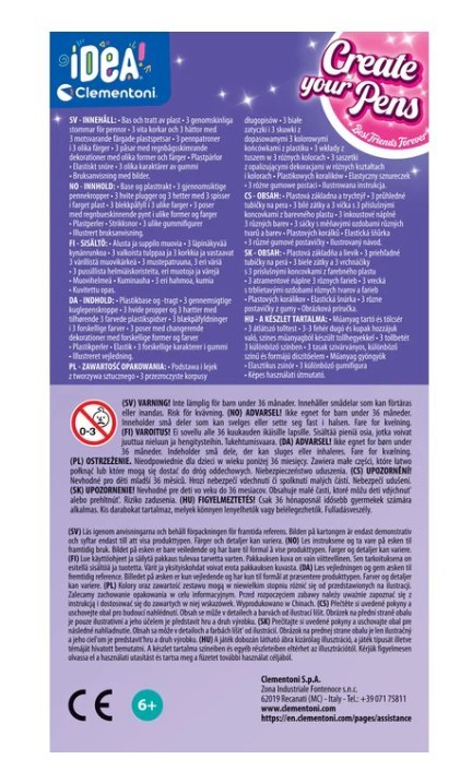 Idea Art Zestaw Mini Fabryka Długopisów Najlepsi Przyjaciele Clementoni 18162 Idea Art Zestaw Mini Fabryka Długopisów Najlepsi Przyjaciele Clementoni 18162