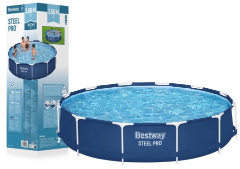 Basen Stelażowy 366 x 76 cm Bestway 56706 Basen Stelażowy 366 x 76 cm Bestway 56706